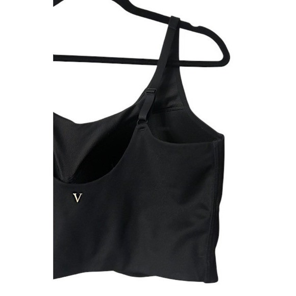 Victorias Secret 38DDD Allegro Supersoft Medium Support Sport Bra Black Mesh - Picture 7 of 11